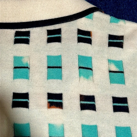 Express Men's Checkered Polo Shirt - Picture 4 of 7